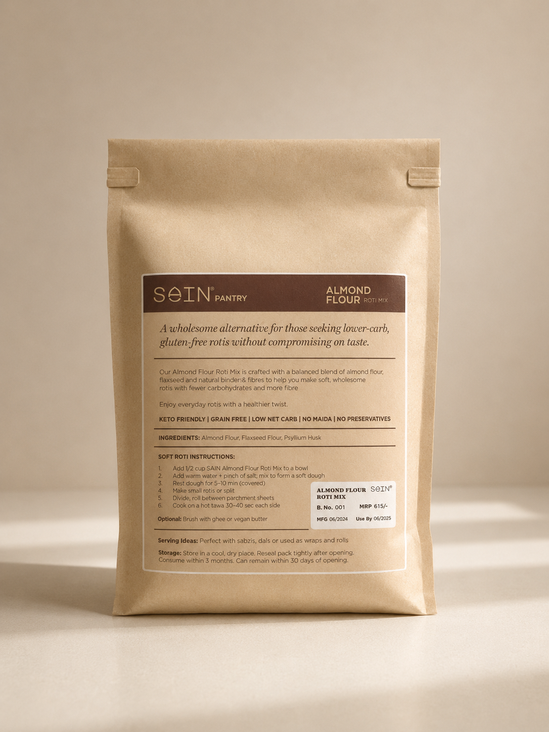 Almond Flour Roti Mix