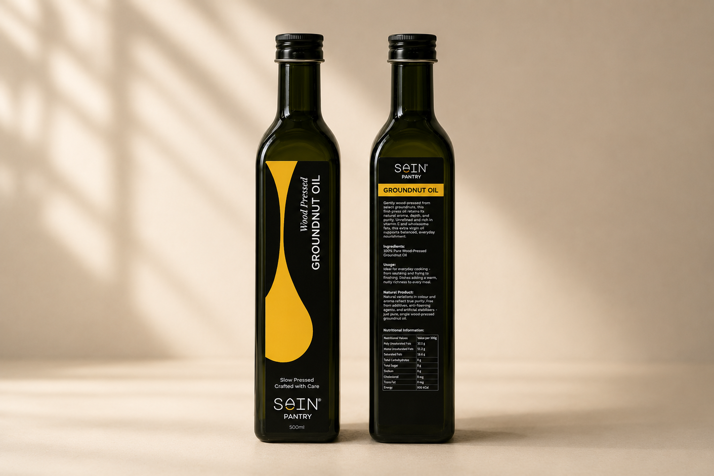 Woodpressed Groundnut Oil