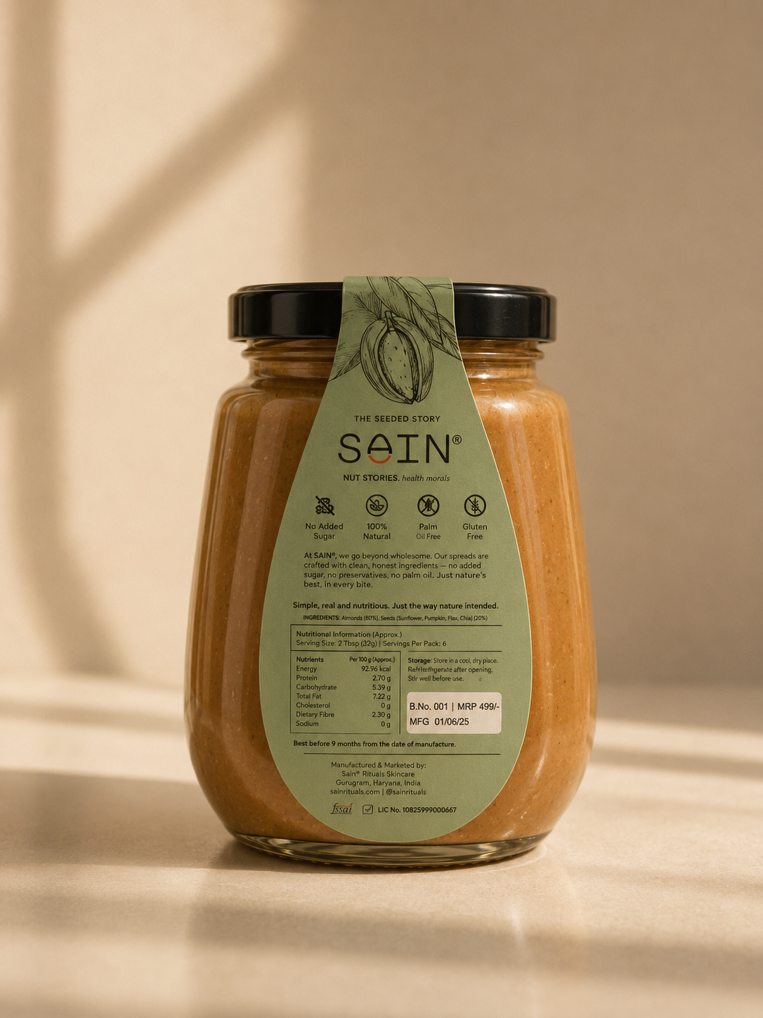 The Seeded Story – Almond Butter with Super Seeds
